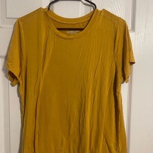 Torrid Mustard Yellow Super Soft Tee